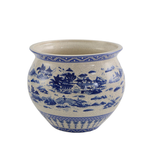 China Jardiniere & Pot