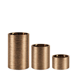 Etched Metallic Cylinders