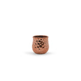 Unique Textured Rose Gold Pot