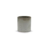 Grey Stippled Ceramic Cylinder -