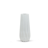 Unique Modern White Vase 11"H -14"H