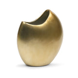 Half Moon Vase in Gold