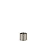 Etched Metallic Cylinders Silver