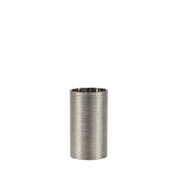 Etched Metallic Cylinders Silver