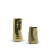 Gold Formed Vase