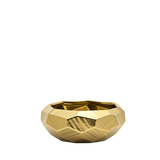 Gold Geometric Bowl